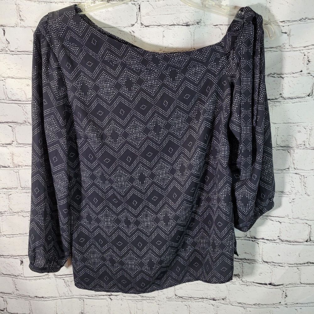 Banana Republic One Shoulder Long Sleeve Top Blouse Size SP‎